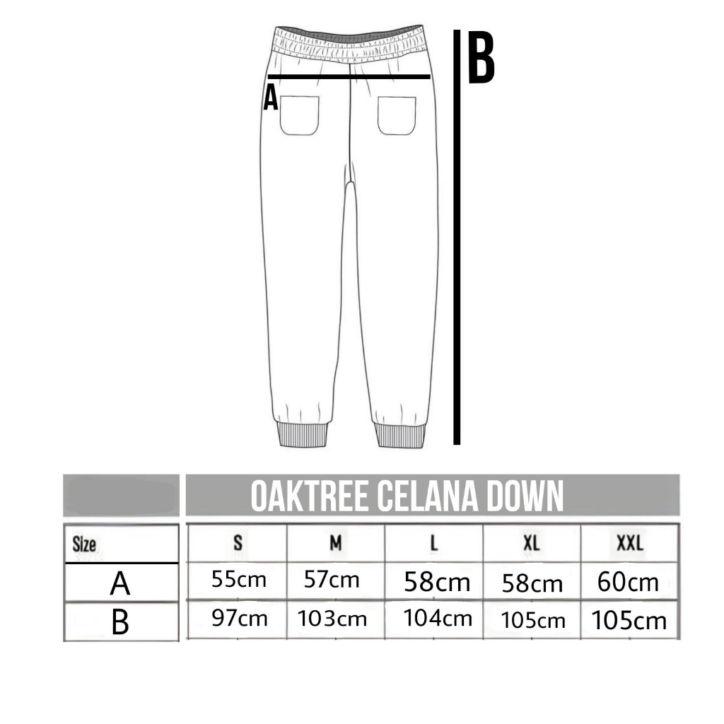 Celana Outdoor Bulu Angsa Oaktree Down Pants