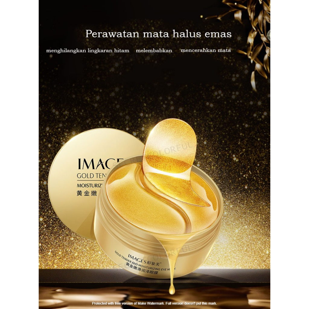 IMAGES Golden Smooth And Moisturizing Eye Mask / Masker Mata Gold Collagen IMAGES