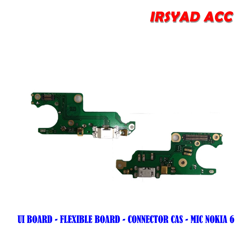 Nokia 6 nokia6 usb charging board konektor cas papan pcb mic plugin flexible