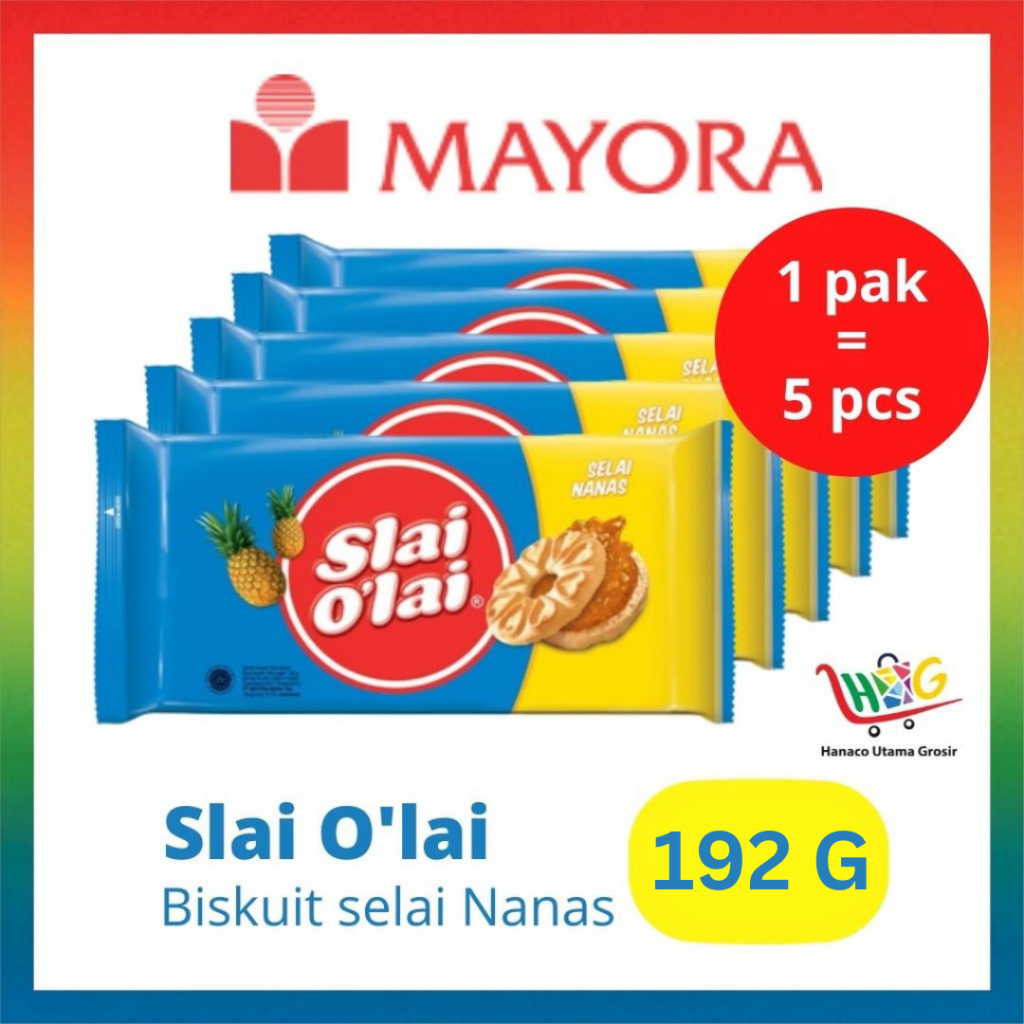 Roma Slai O'Lai Strawberry /Pineapple /Blueberry 5 x 192gr [ 1 PAK ]