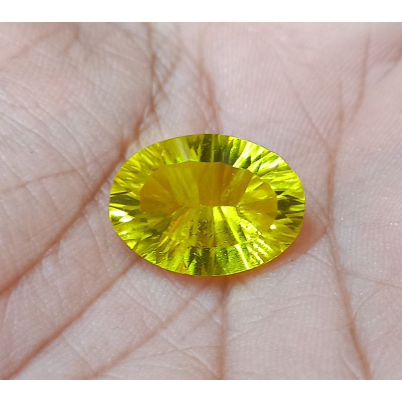 batu natural yellow topaz