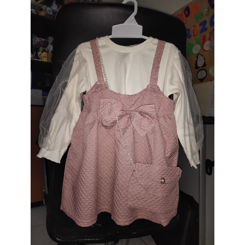 Baju dress pesta bayi perempuan 1-3 tahun 2023