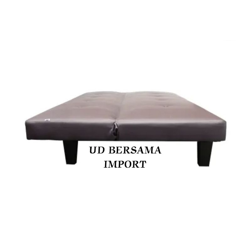 Sofa Tidur Kulit Outdoor Ramadante/Kursi Sofa/Sofabed SOLEIL - Cokelat