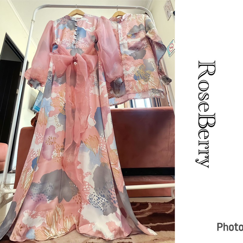 JULIETE PADDLEPOP Set Couple DIORSILK ORI PRINTING Terbaru  Gamis Koko Lebaran