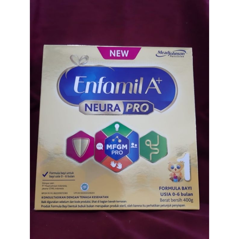 Enfamil A+ 1 400 gram ( 0-6 bulan)