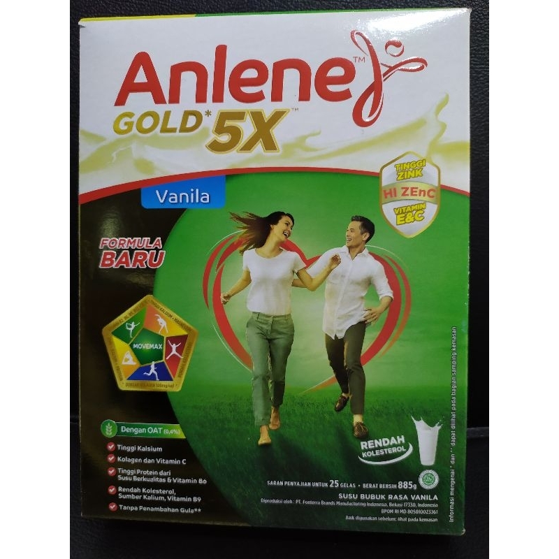 

[Promo Jul] Anlene Gold 5X Vanilla 850 gram susu 50 tahun keatas