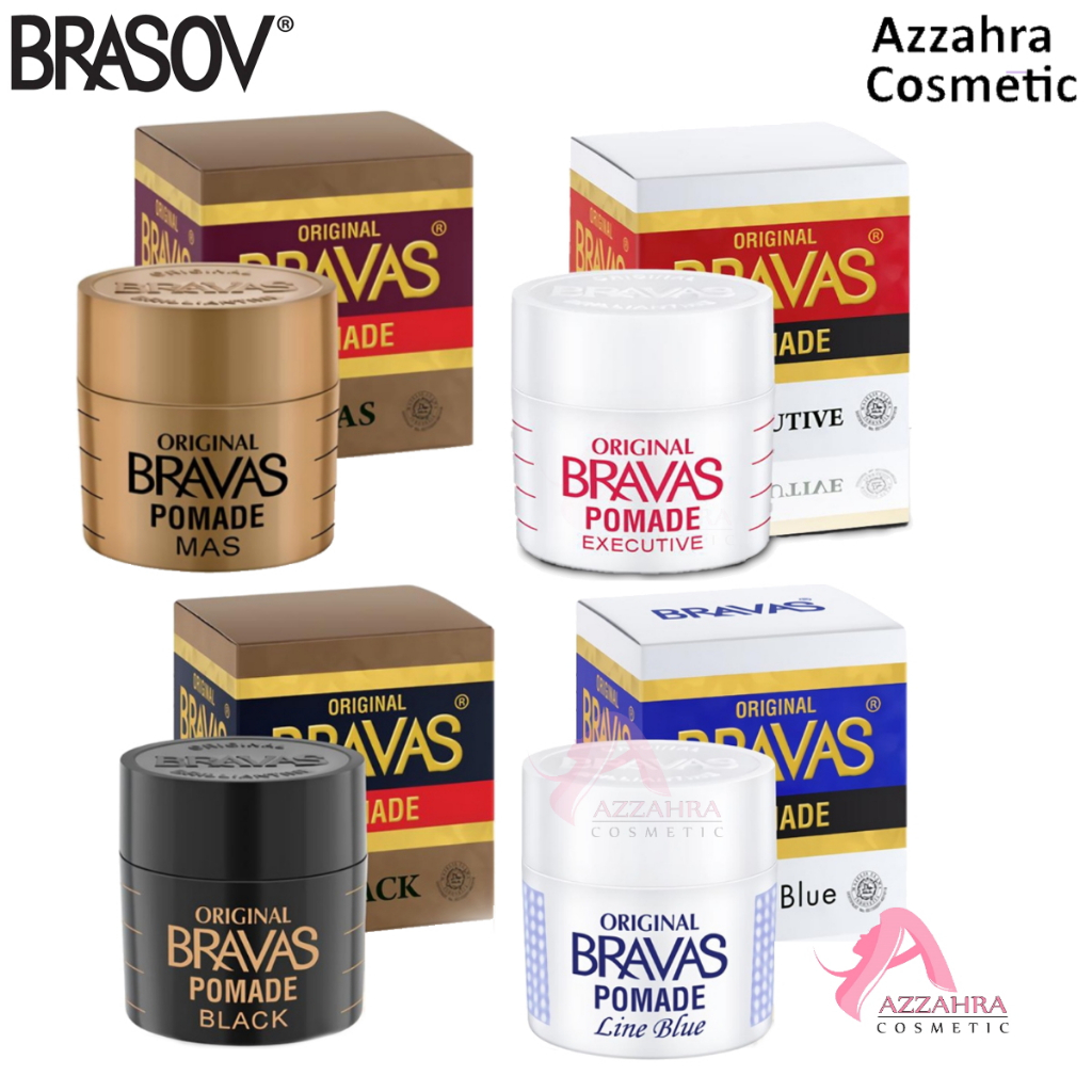 BRAVAS Minyak Rambut Pomade Brilliantene 100% Original Halal