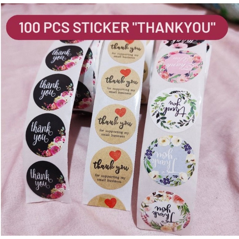 

Stiker terima kasih / thank you 500pc-STIKER UCAPAN DAN GIFT