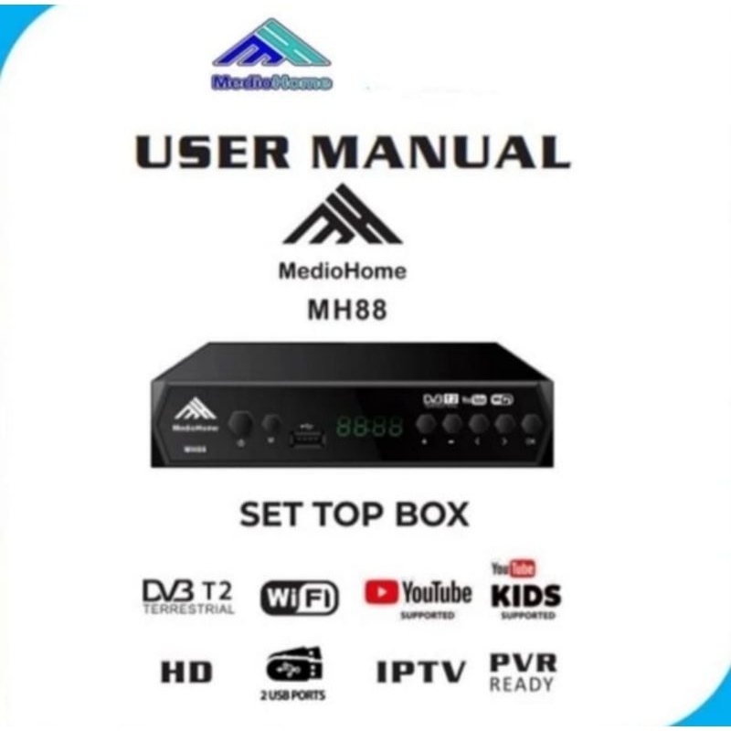 stb tv mediohome set top box tv digital penangkap siaran televisi