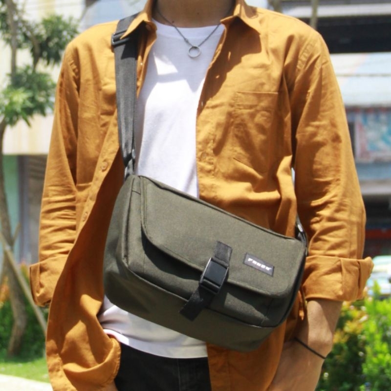 TAS SELEMPANG PRIA WANITA - SLING BAG FANSY GROWN