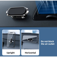 DYNAMIC-Magnet car holder Hp HD-60 with organizer / holder hp mobil magnetic universal 360° rotation dan kabel organizer