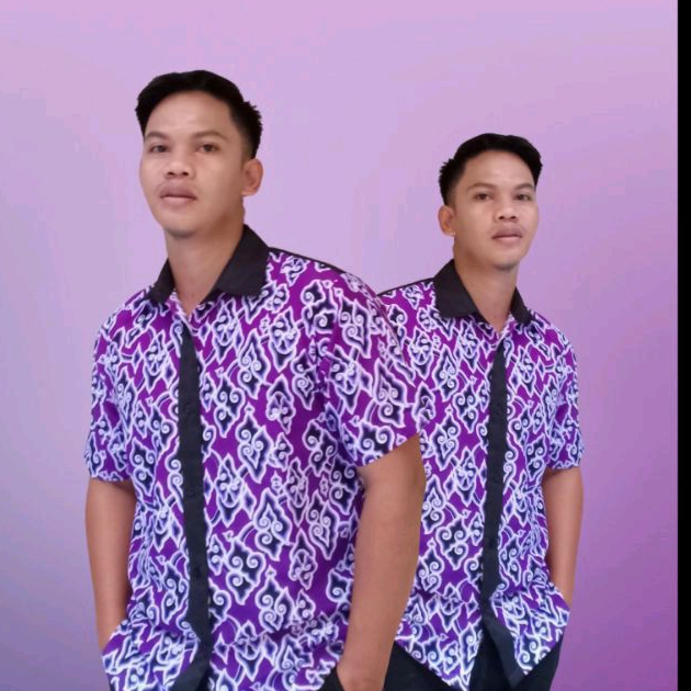 Kemeja Batik Pria lengan pendek Mega mendung