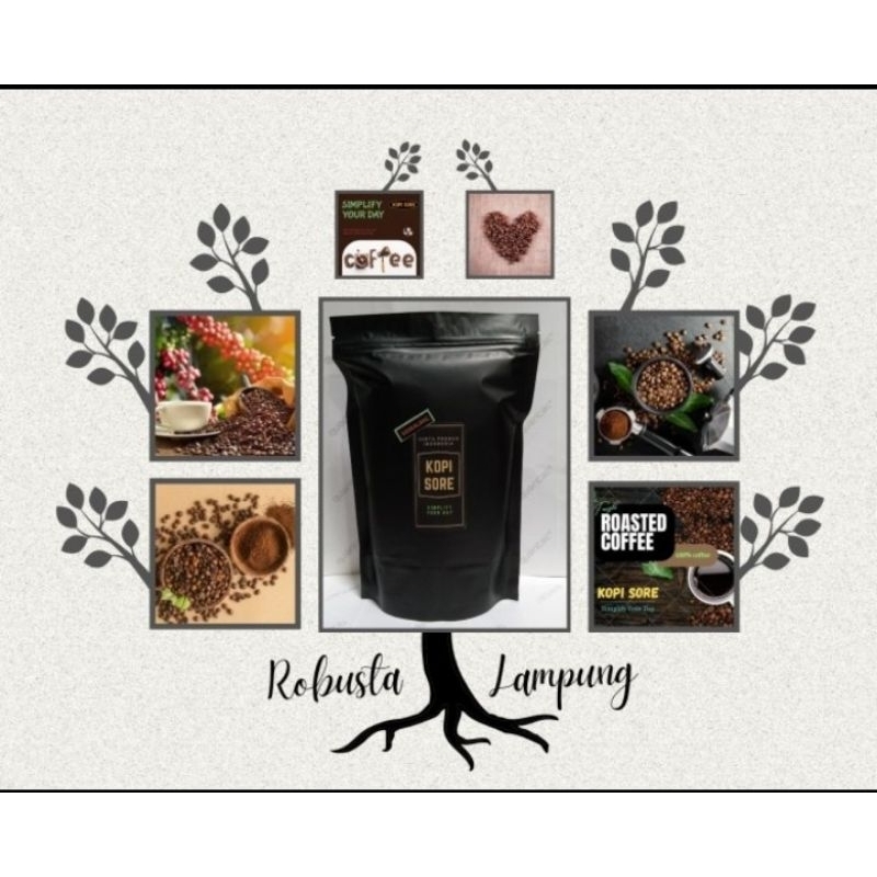 Kopi ROBUSTA LAMPUNG 500gr - Fresh Roasted.