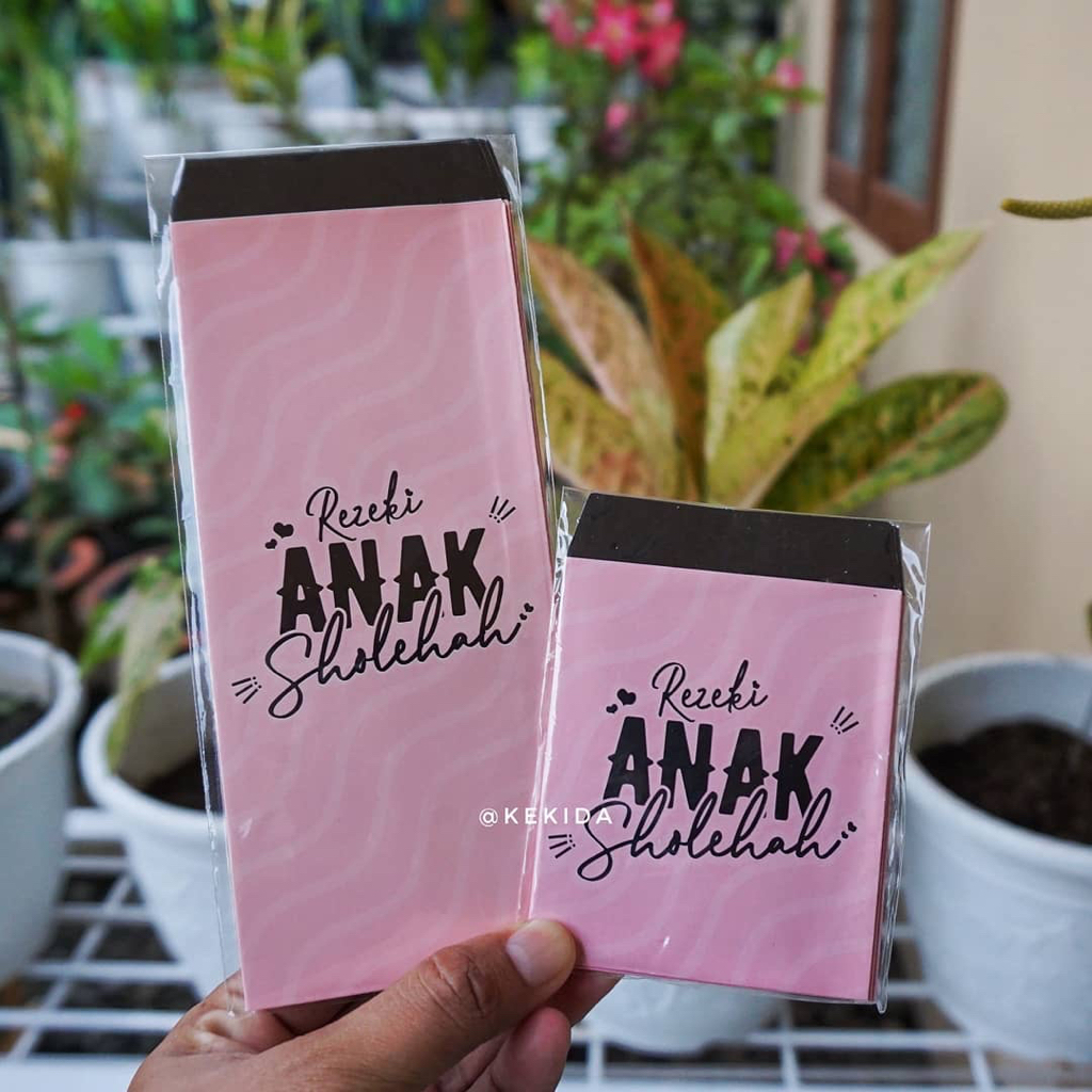 

Amplop Lebaran Pendek Sholeh Pink Kekida Murah Unik Angpao THR Idul Fitri Anak