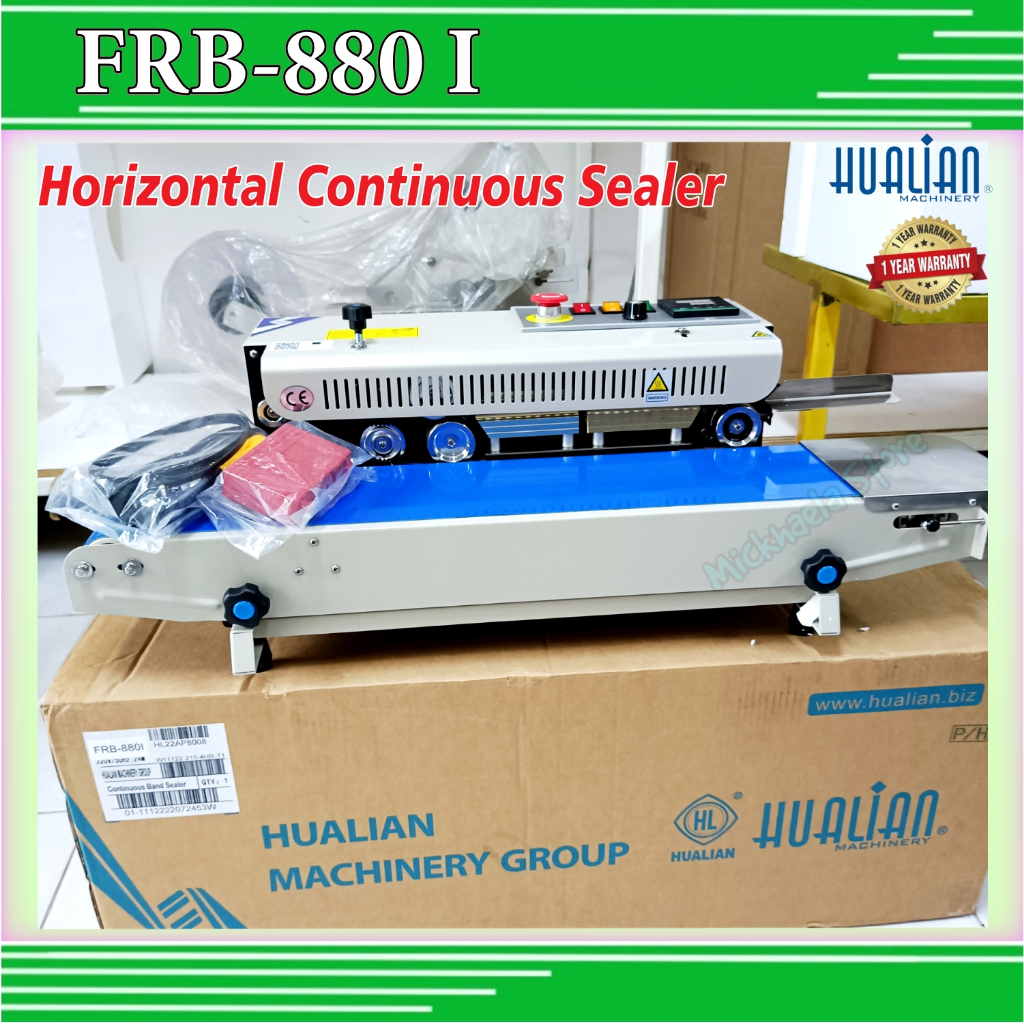 FRB-880 Continuous Sealer Mesin pres segel plastik FRB-880I Horizontal FRB-880II Vertikal