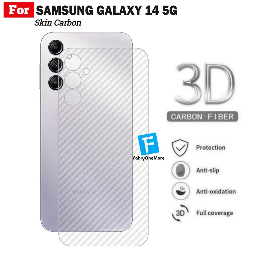 SAMSUNG A24 A14 4G A14 5G A34 A54 A23 M23 5G A32 4G A32 5G A52 A72 A52S 5G ANTI GORES BELAKANG SKIN BACK CARBON, ANTI GORES KARBON TRANSPARAN ANTI JAMUR PELINDUNG BELAKANG GARSKIN