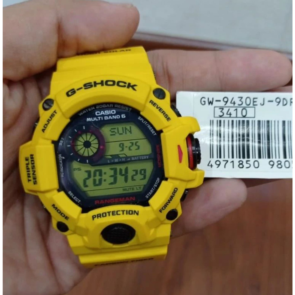 Jam Tangan Pria Casio G-Shock RANGEMAN GW-9430EJ-9JR Yellow