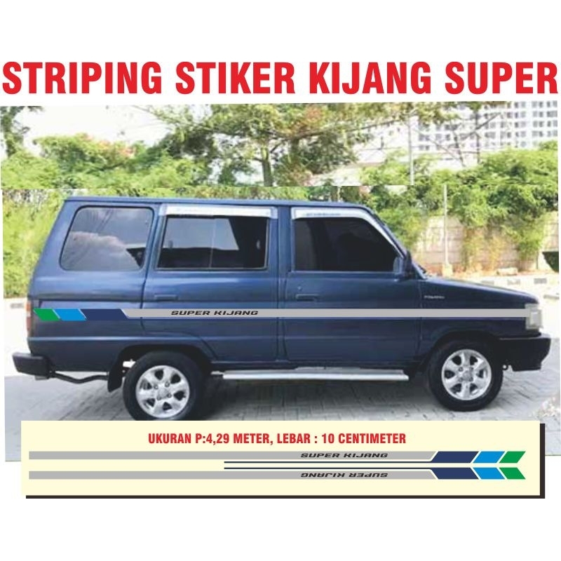Sticker striping List kijang super