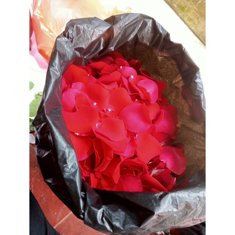 Bunga mawar tabur merah asli segar CMHI BDG PDLRG