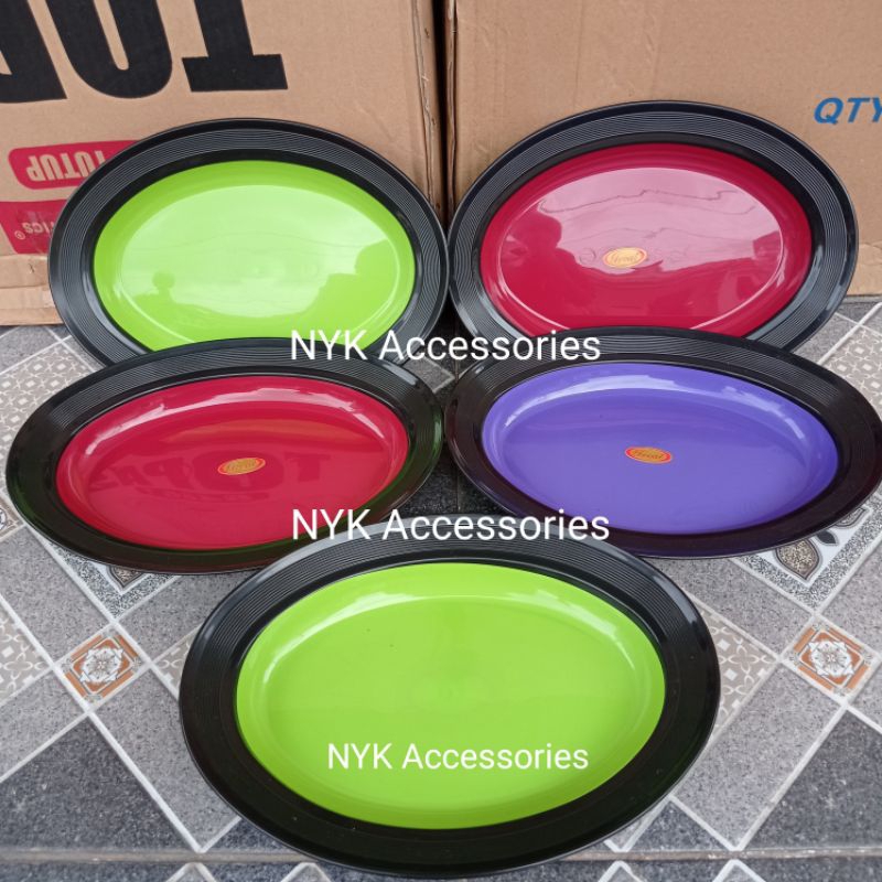 NYK Piring Oval great/Piring plastik oval/Piring jepang