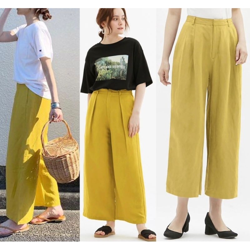 Unq slit front pants  // Unq linen cullotes pants