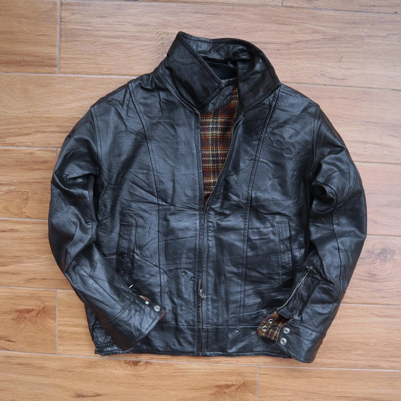 Jaket kulit asli rider motor bikers pl bekas preloved second