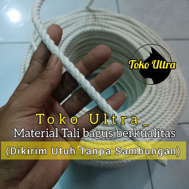 TAMBANG 8MM BAHAN KAIN (50 METER) / TALI BAHAN KAIN 8MM / TALI KURALON / TAMPAR 8MM / TALI MOBIL TRUK / TALI KILOAN / TALI ECERAN / TALI METERAN