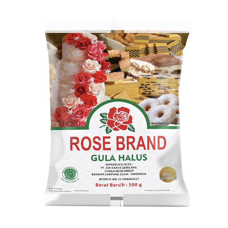 

Rose brand gula halus 500 gram