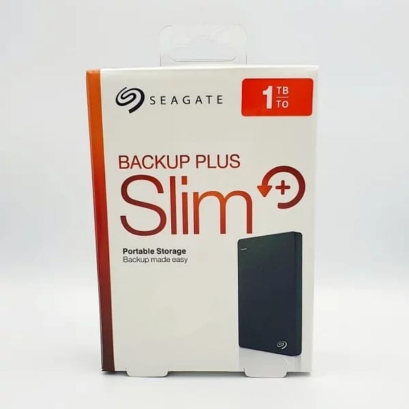 Hardisk Eksternal 1TB Seagate Backup Plus Slim USB 3.0 Baru. Hardisk Eksternal 1TB Fpr Laptop Notebook Laptop