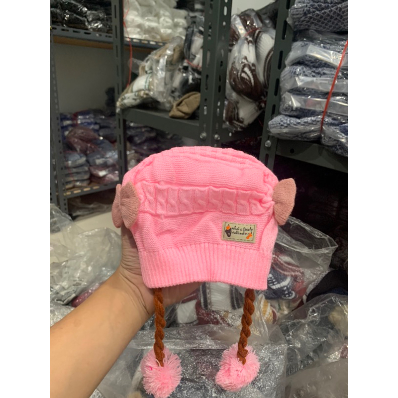 (KEPANG 0 - 6 Tahun) Kupluk Bayi Pompom Anak Balita Lucu Perempuan Gemoy Cewek Cowok Daster Mainan Boneka Topi Peci Rajut Murah Bandung Jakarta Surabaya Mobilmobilan Kursi Makan Baby Chair Premium Tas Gendong