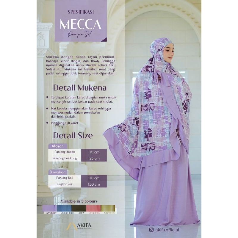 Mukena dewasa rayon premium jumbo / MUKENAH ORI Akifa