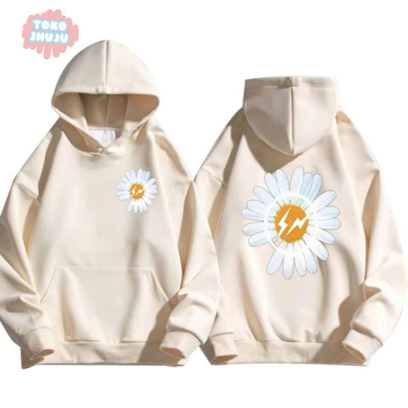 Hoodie Jumper Gdragon Bunga daisy Peaceminusone