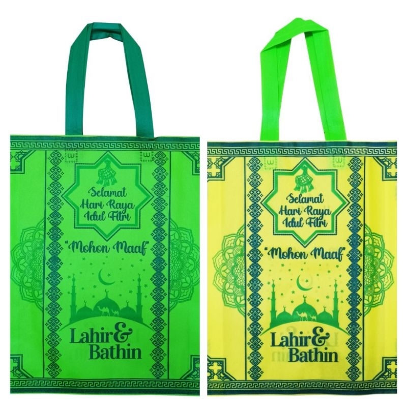 

Tas spunbond 38x45 goodie bag idul fitri lebaran