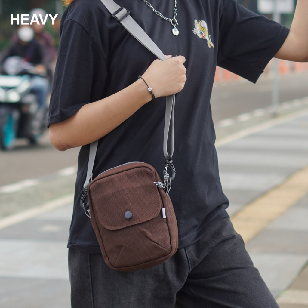 Tas Selempang Slingbag Pria Heavy Kanfas Premium Distro | tas selempang pria