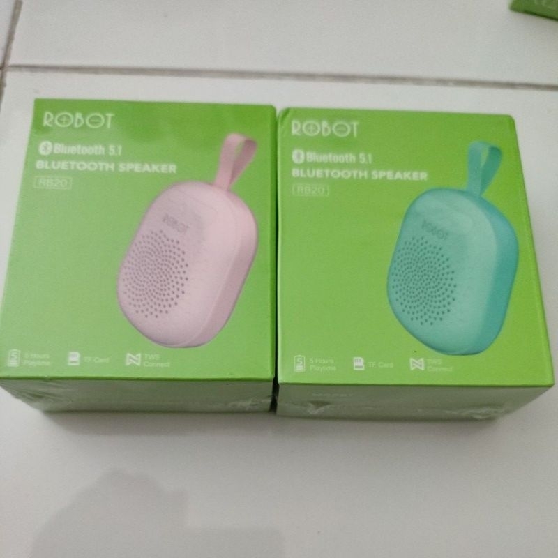 SPEAKER BLUETOOTH ROBOT MINI RB20 SUARA BASS