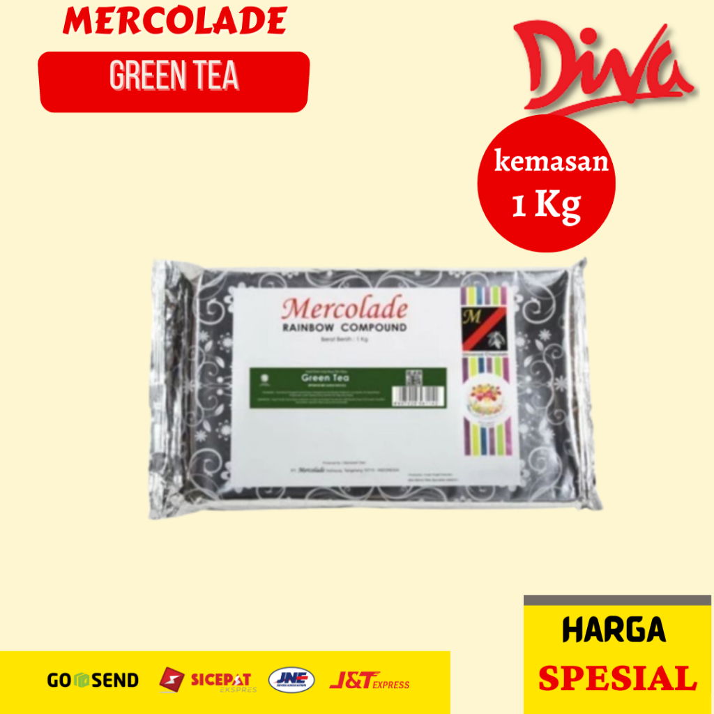 [1 kg] Mercolade Green tea | Coklat Batang Greentea