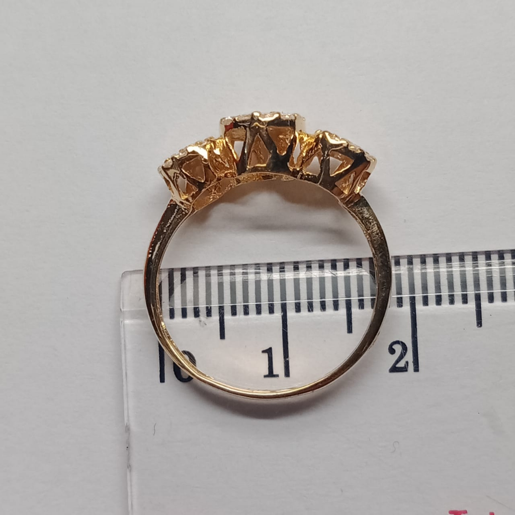 Cincin Emas 17K - 2.2 Gr Kadar 750 - 4613