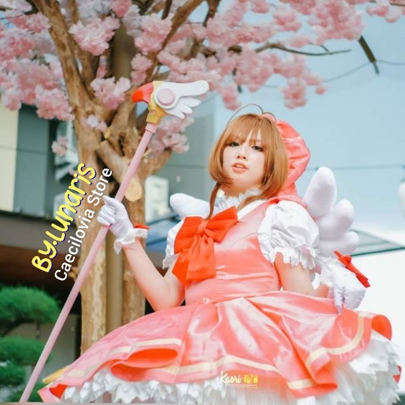 Clow Wand Sakura Cardcaptor Tongkat Cosplay