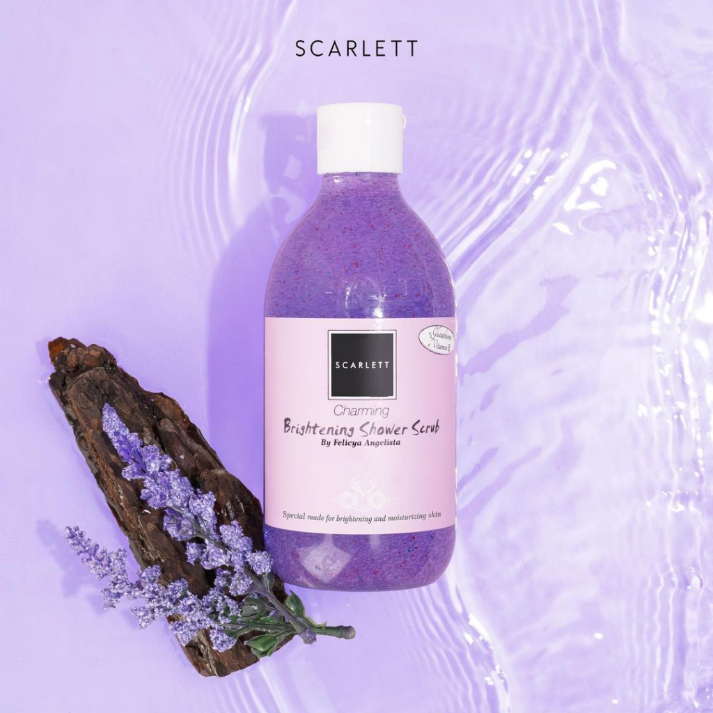 [LB] SCARLETT WHITENING SHOWER SCRUB - SABUN MANDI SCARLETT LOVING HAPPY JOLLY CHARMING POME MANGO COFFEE FRESHY CUCUMBER - SCARLET WHITENING SHOWER SCRUB ORI BPOM