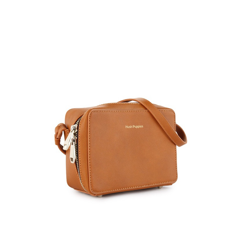 [optionb.wishlist] READY COKLAT SIZE S SALE DISKON Hush Puppies Brighton Sling Bag UP TO 80% - DIJAM