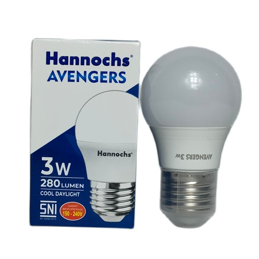 Lampu Led 3 Watt Hannochs Avengers Cahaya Putih