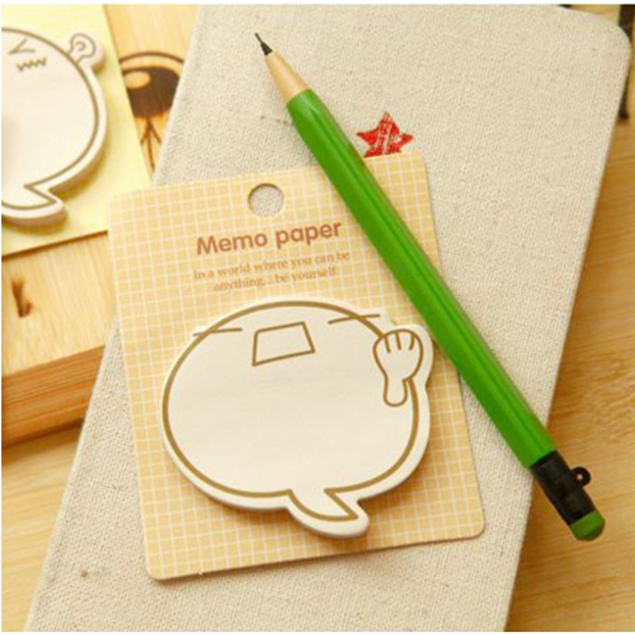 【GOGOMART】Sticky Notes Emoji Kertas Memo Memopad Emoticon Lucu