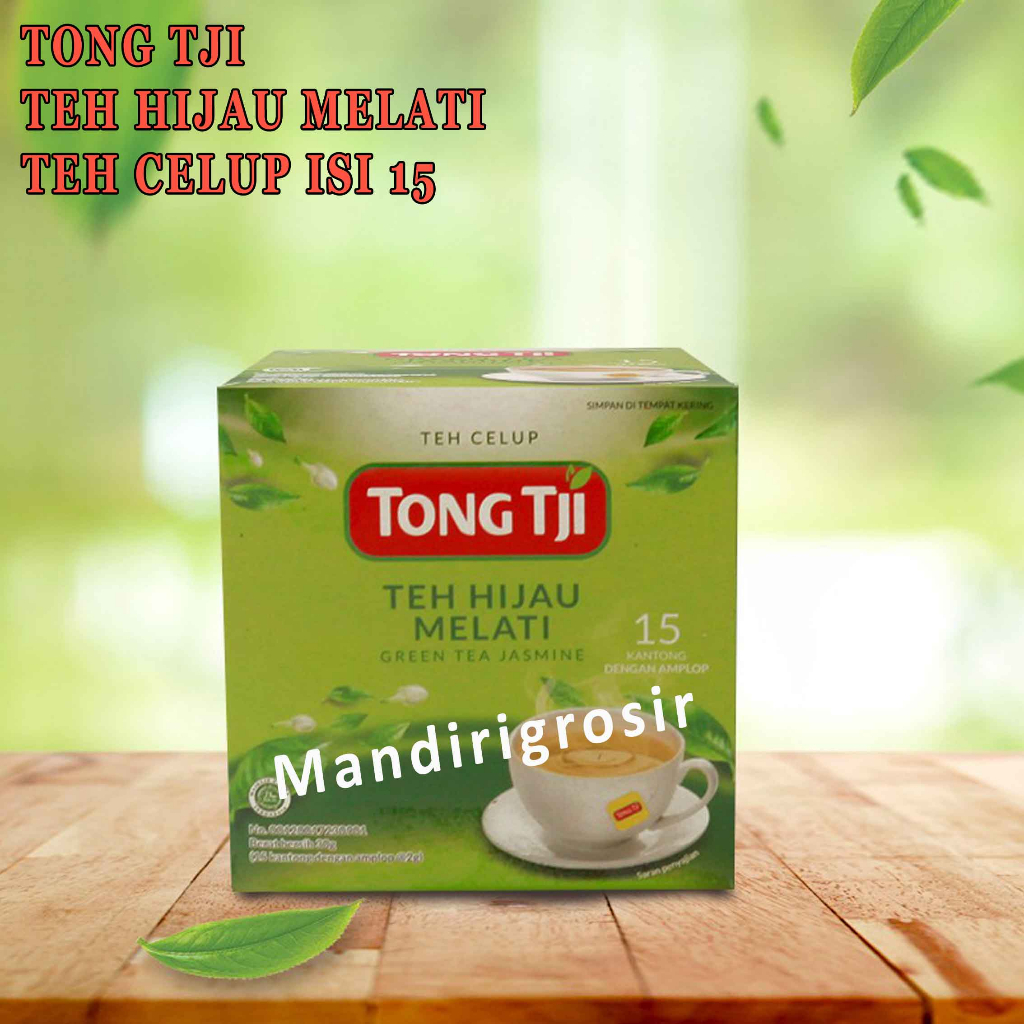 Teh Hijau Melati* Tong Tji* Teh Celup* 30gr* 15 kantong