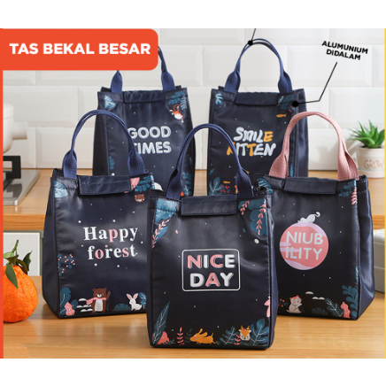 TAS BEKAL | LUNCH BAG | TAS BEKAL SERBAGUNA |THERMAL BAG | TAS BEKAL MENJAGA SUHU TEMPERATUR | COOLER BAG 4