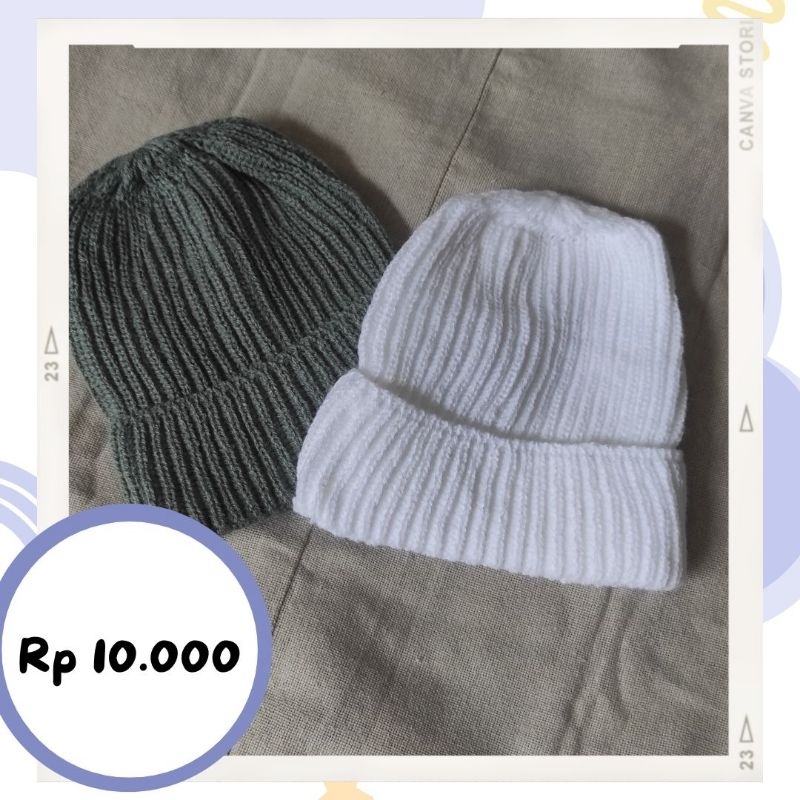 Topi rajut bayi