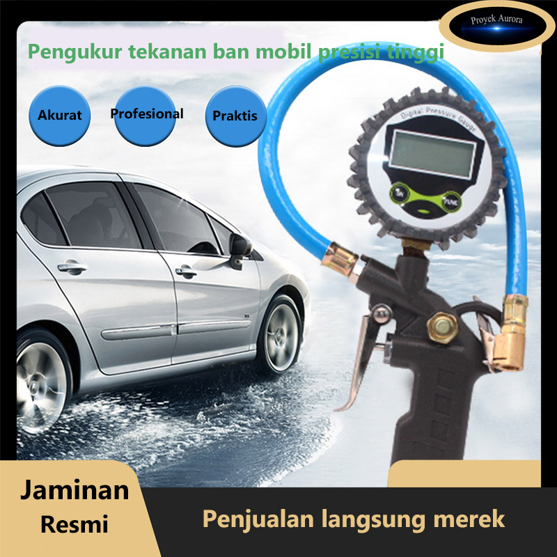 New Pengukur tekanan ban mobil presisi tinggi pengukur tekanan ban mobil pengukur tekanan ban