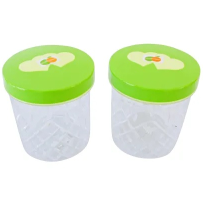 Toples Plastik Cantik Set 2 PCS Golden Sunkist / Sealware