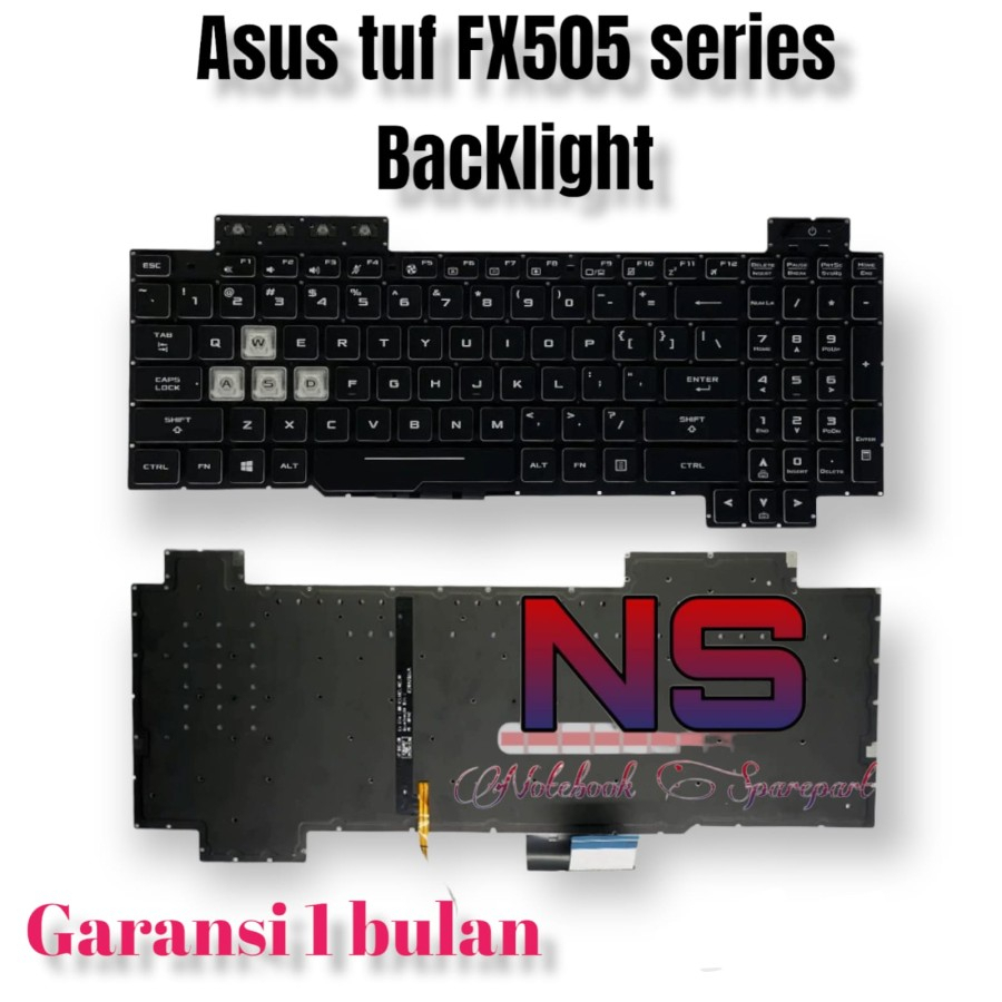 Keyboard Asus TUF FX504GE FX504 FX505DU FX505DY FX505G FX505 BACKLITE