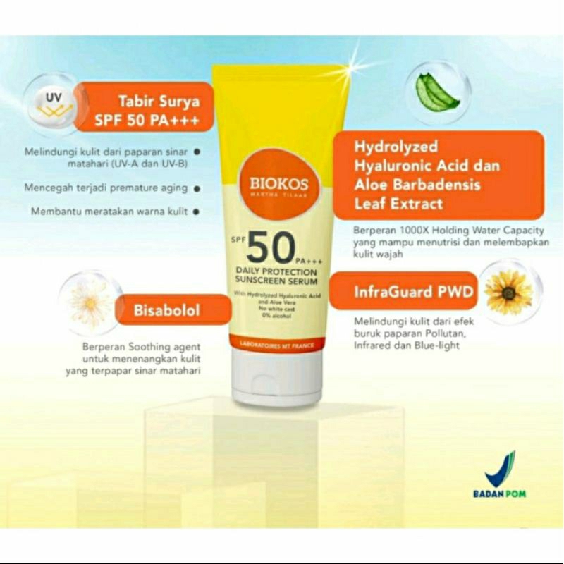 Biokos Daily Protection Sunscreen Serum SPF 50 PA+++