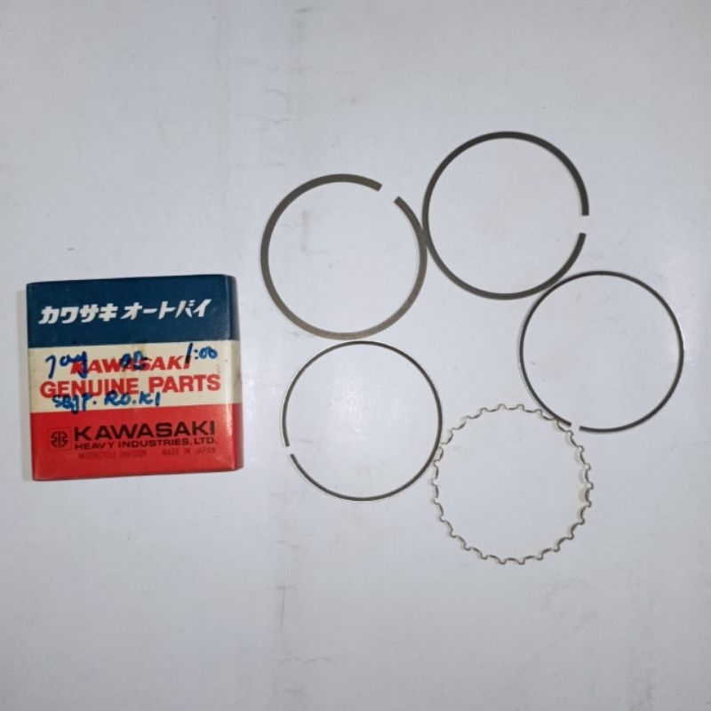 ring set piston ring seker seher Kawasaki Binter Joy oversize 1.00 NOS KGP original kode part 13024 